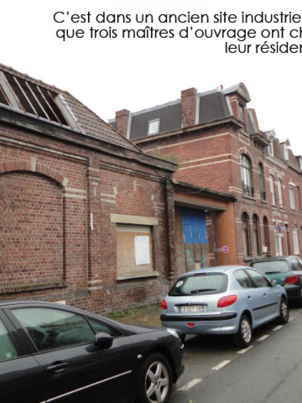 TRANSFORMATION D'UNE ANCIENNE USINE A TOURCOING EN TROIS GRANDS LOGEMENTS